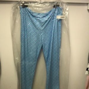 Jude Connally Bamboo Lattice pants. Size Large